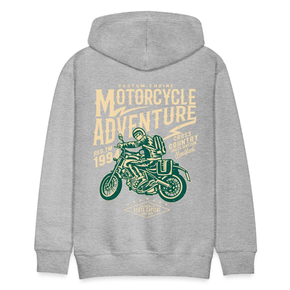Men's Windproof Motorcycle Fleece Hoodie - Thermal Riding Sweatshirt