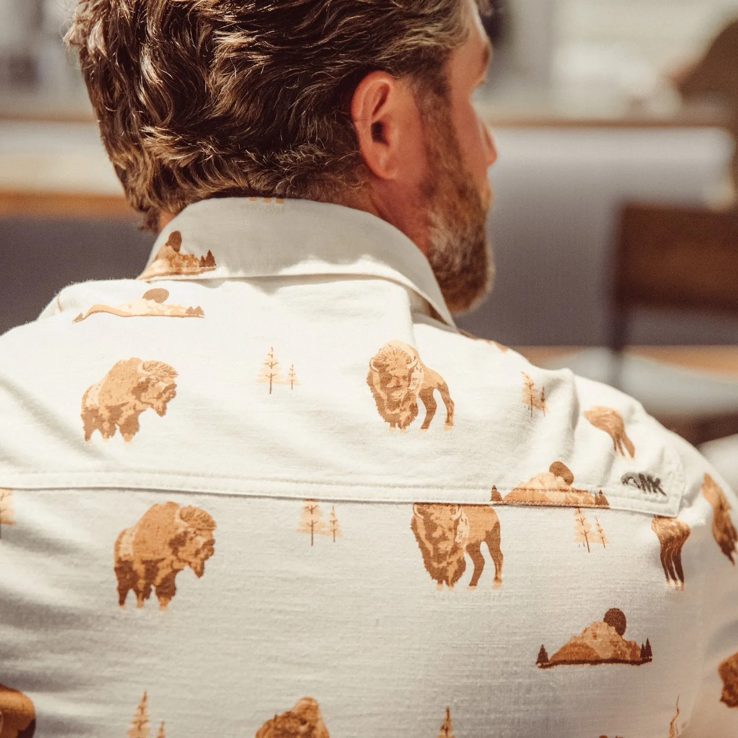 Men's Yellowstone Short Sleeve Woven Shirt