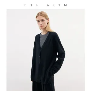 Merino Wool V-Neck Cardigan