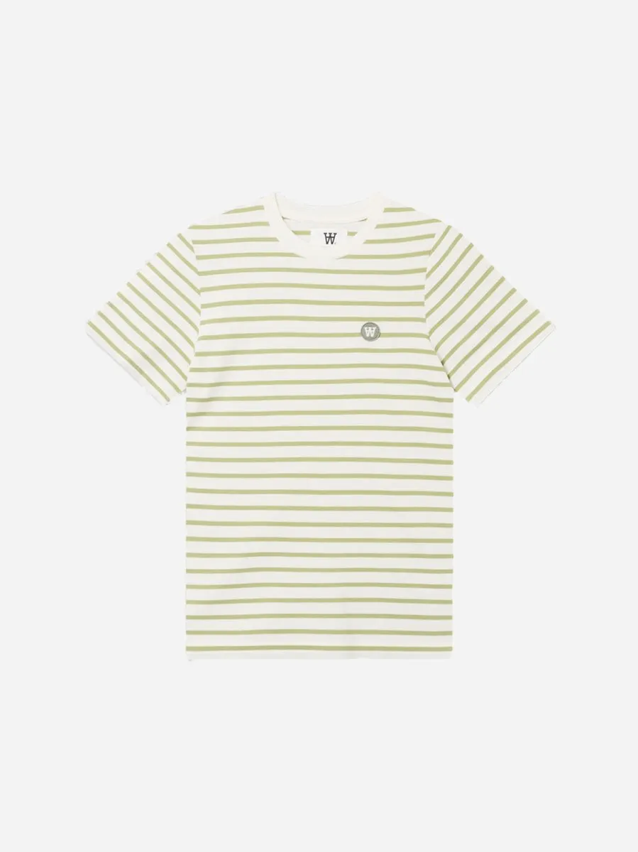 Mia T-Shirt - Off White/Olive