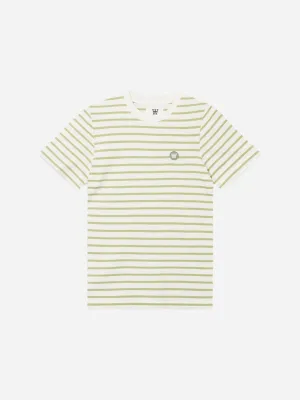 Mia T-Shirt - Off White/Olive