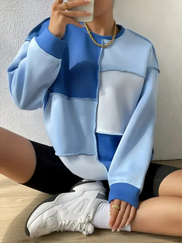 Mila - seat shirt with color blocks