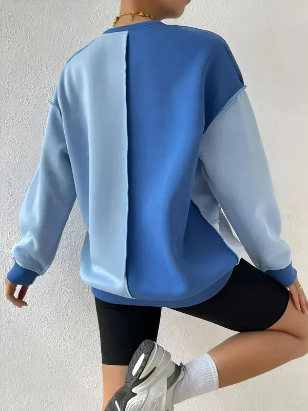 Mila - seat shirt with color blocks