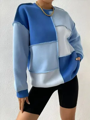 Mila - seat shirt with color blocks