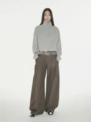 Minimalist Zip-Up Sweatshirt