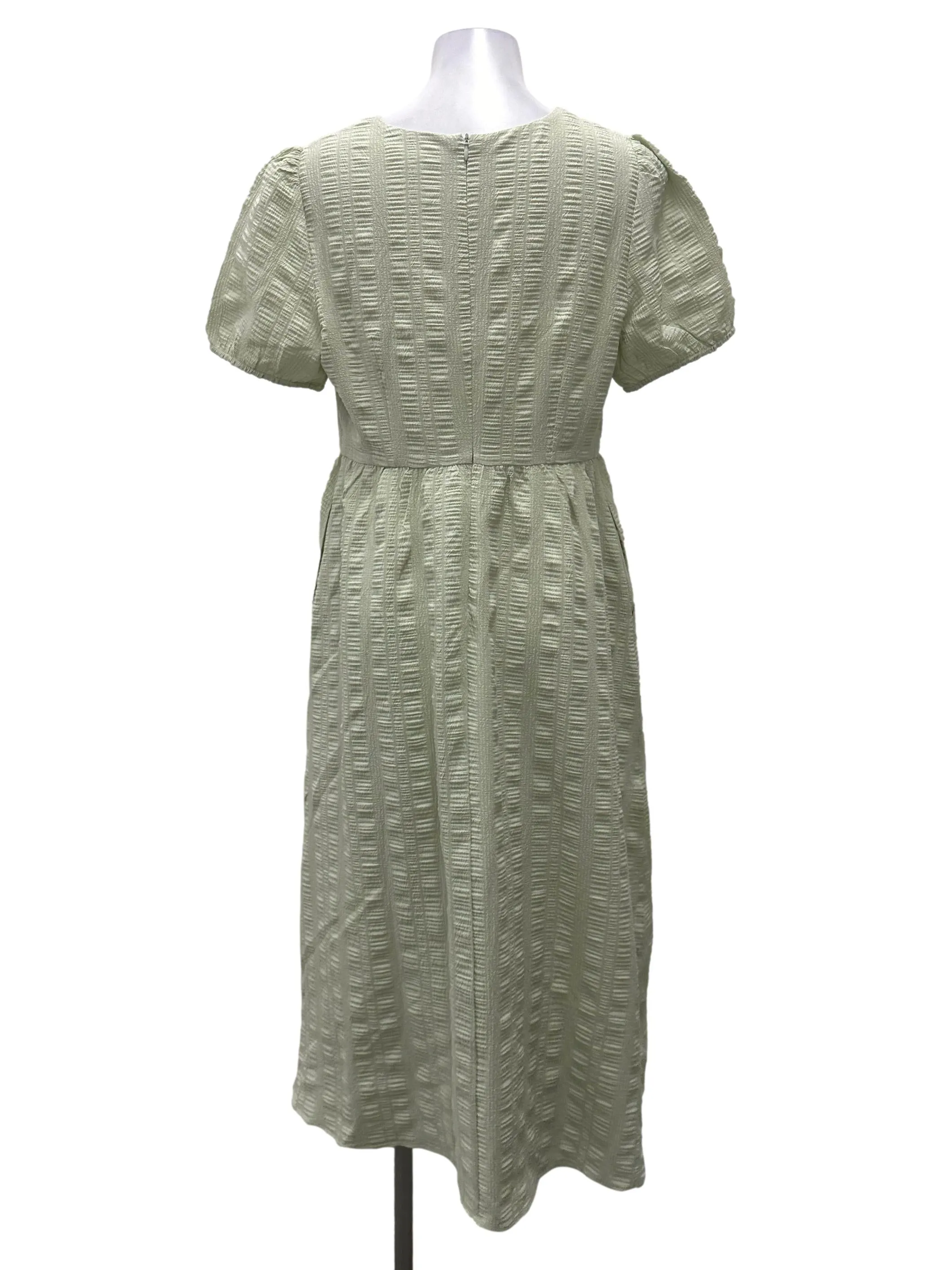 Mint Green Textured Dress