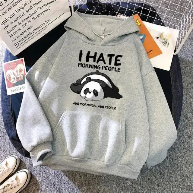 Modern Print New Women's Sweatshirt Warm Vintage Pullover For Woman Fashion Round Neck Hoodie Female Casual Loose Round Neck Cute Print Fashion Long-Sleeved Sweatshirt Pullover Hoodie