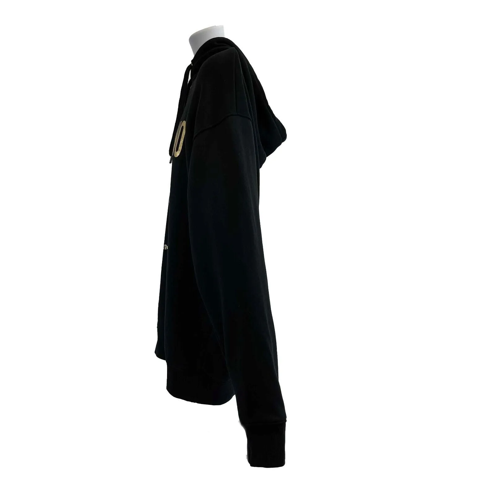 Moschino - Moschino Couture ZA1731 Black / Gold Hoodie - US 40 /EU 50