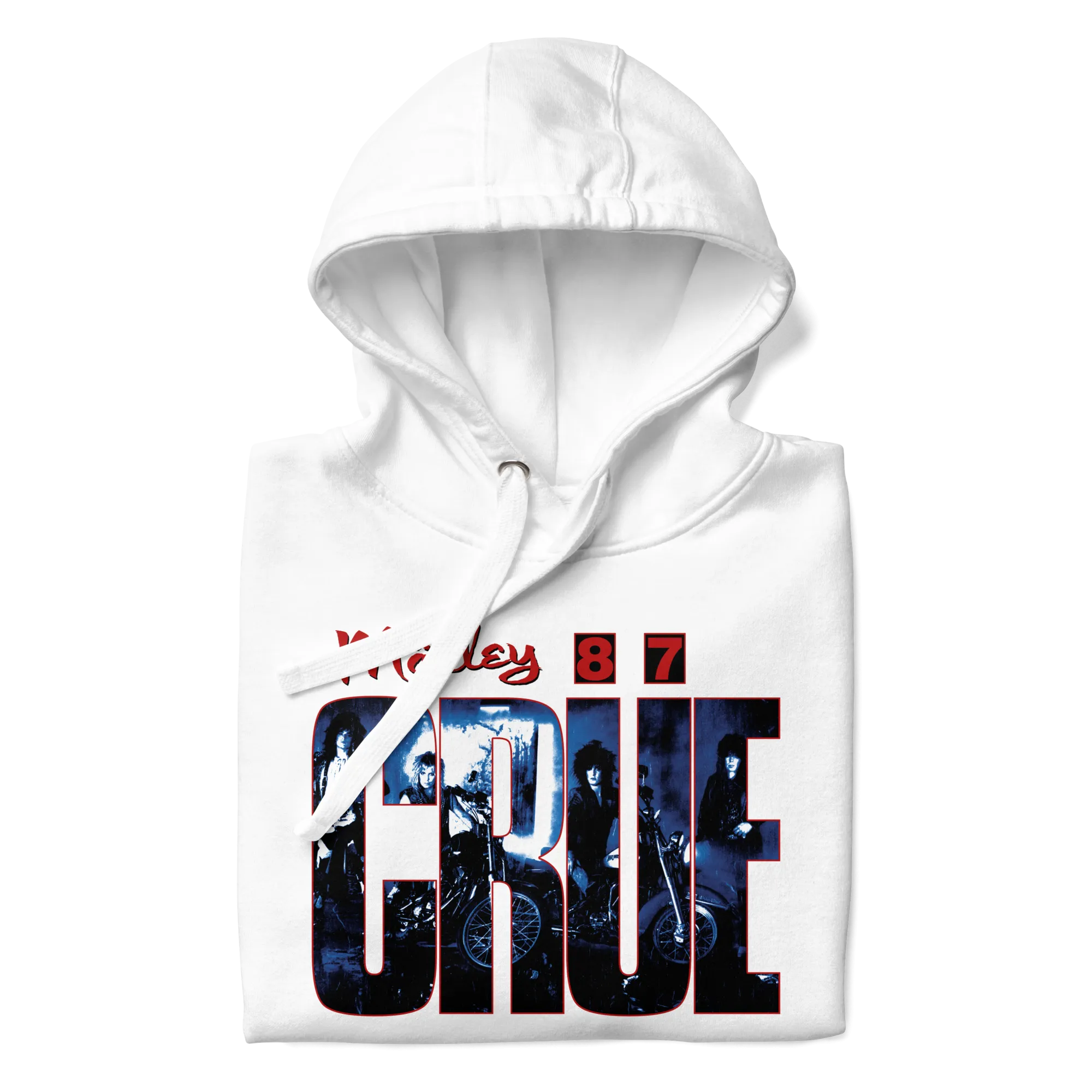 Motley Crue - 1987 Tour Vintage Jumbo Print Hoodie