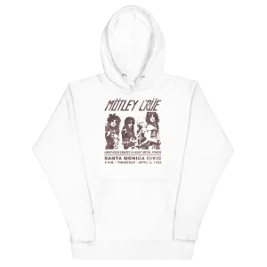 Motley Crue '82 Santa Monica Jumbo Print Hoodie
