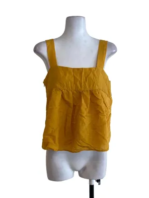 Mustard Textured Top
