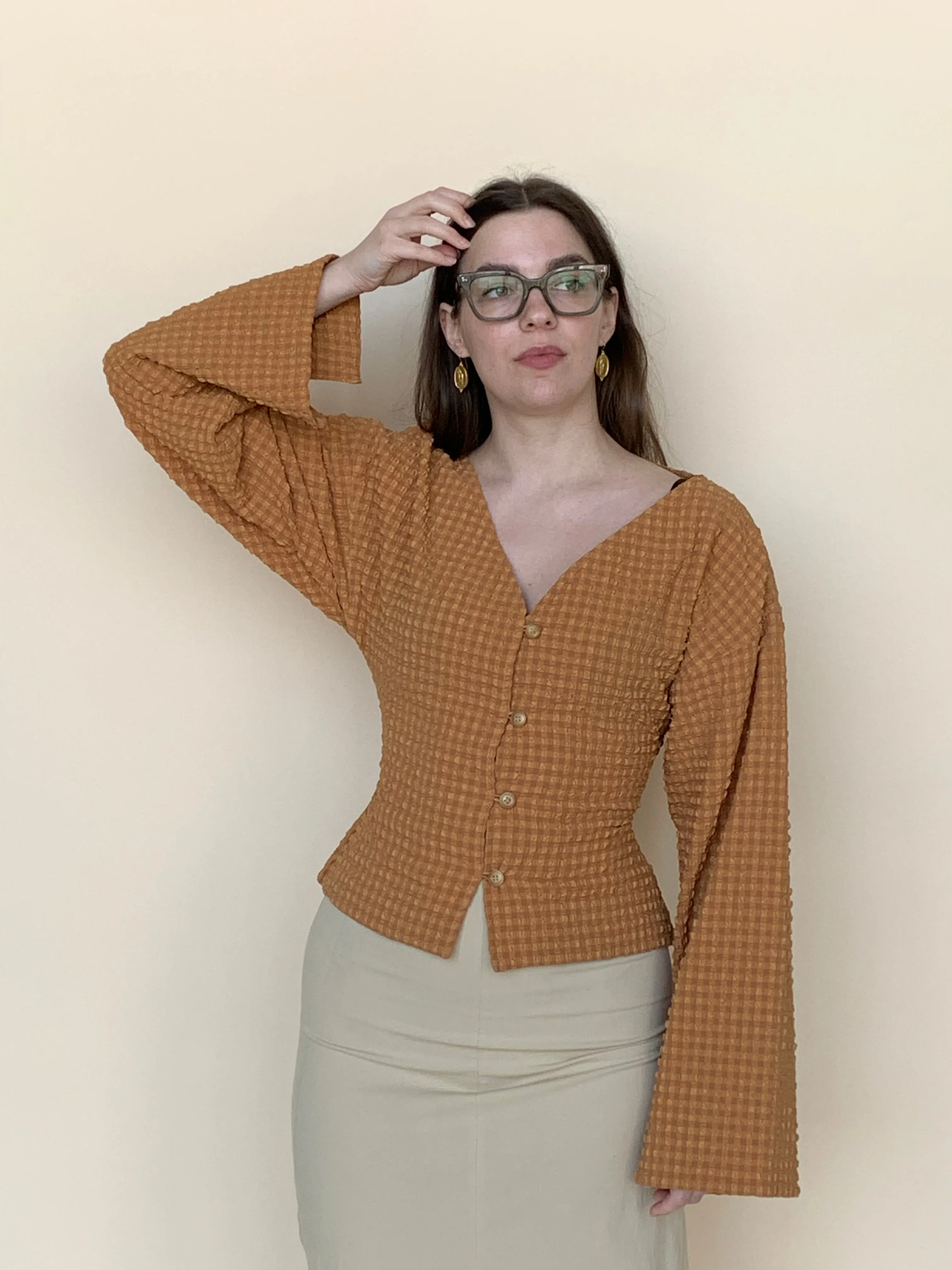 Nanushka textured top