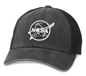 NASA Raglan Bones Cap - Black