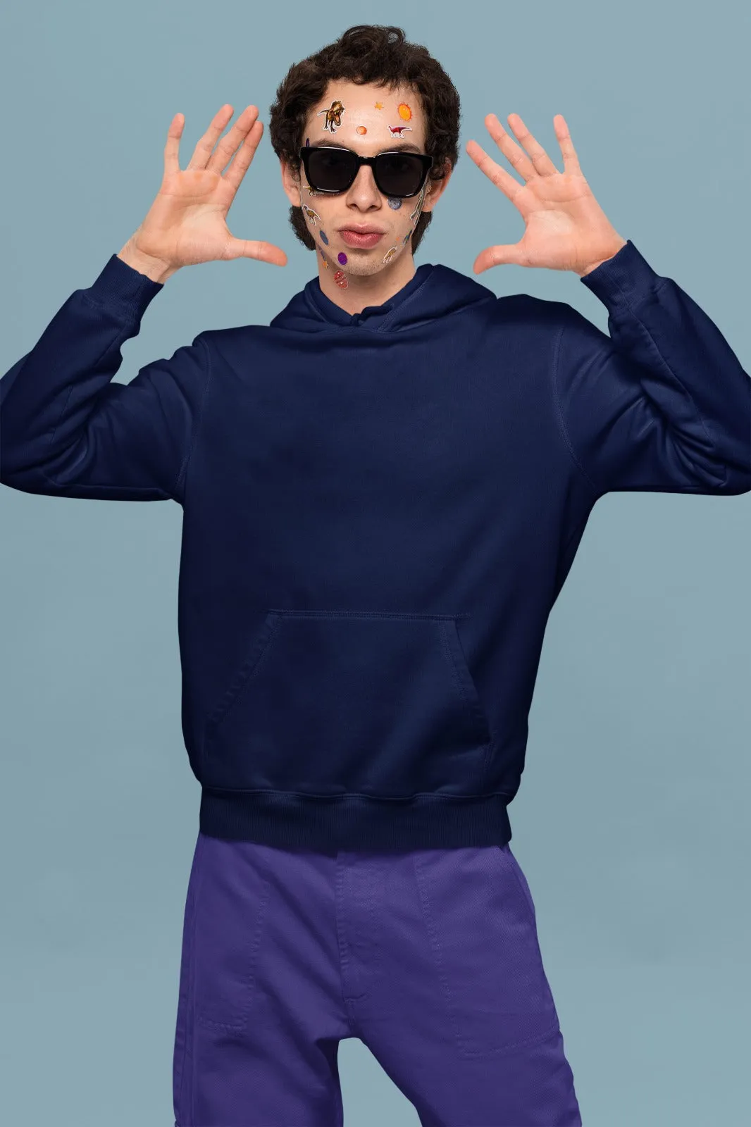 Navy Blue Hoodie || Essentials
