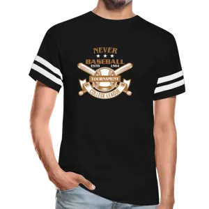 NEVER BASEBALL Vintage Sport T-Shirt