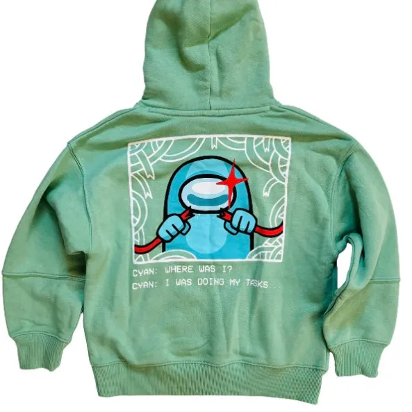 NEW Among Us Hoodie, 8-9 years // Zara