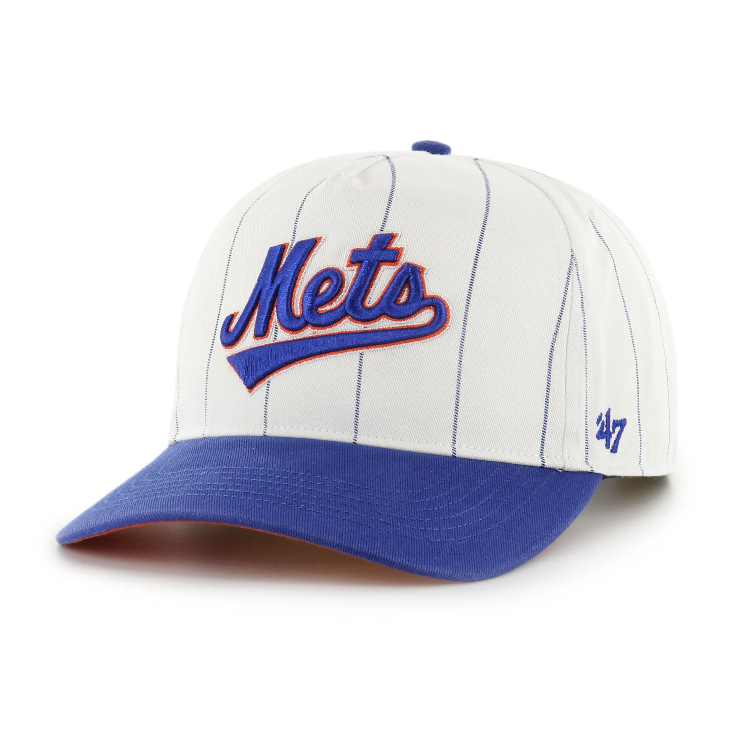 NEW YORK METS COOPERSTOWN DOUBLE HEADER PINSTRIPE '47 HITCH