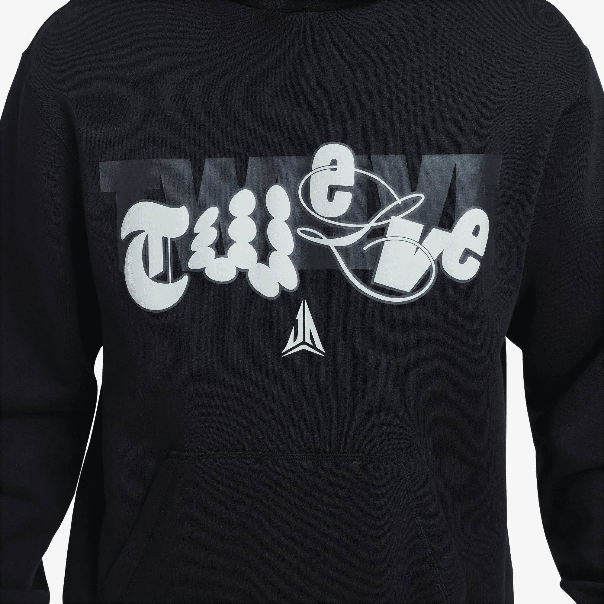 NIKE | JA MORANT JA CLUB FLEECE { BLACK/LIGHT SILVER