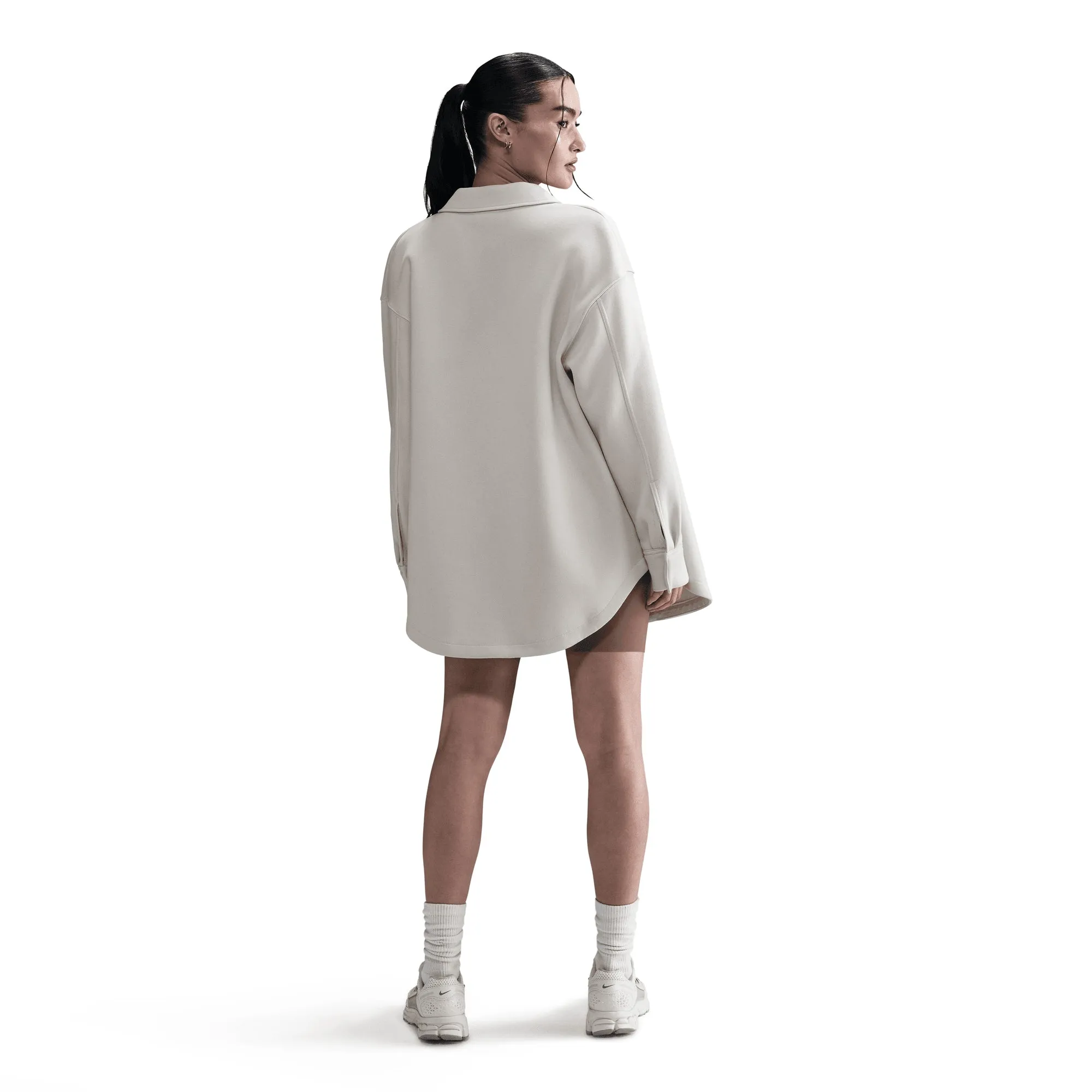 NIKE | PHOENIX FLEECE { LT OREWOOD BRN/SAIL