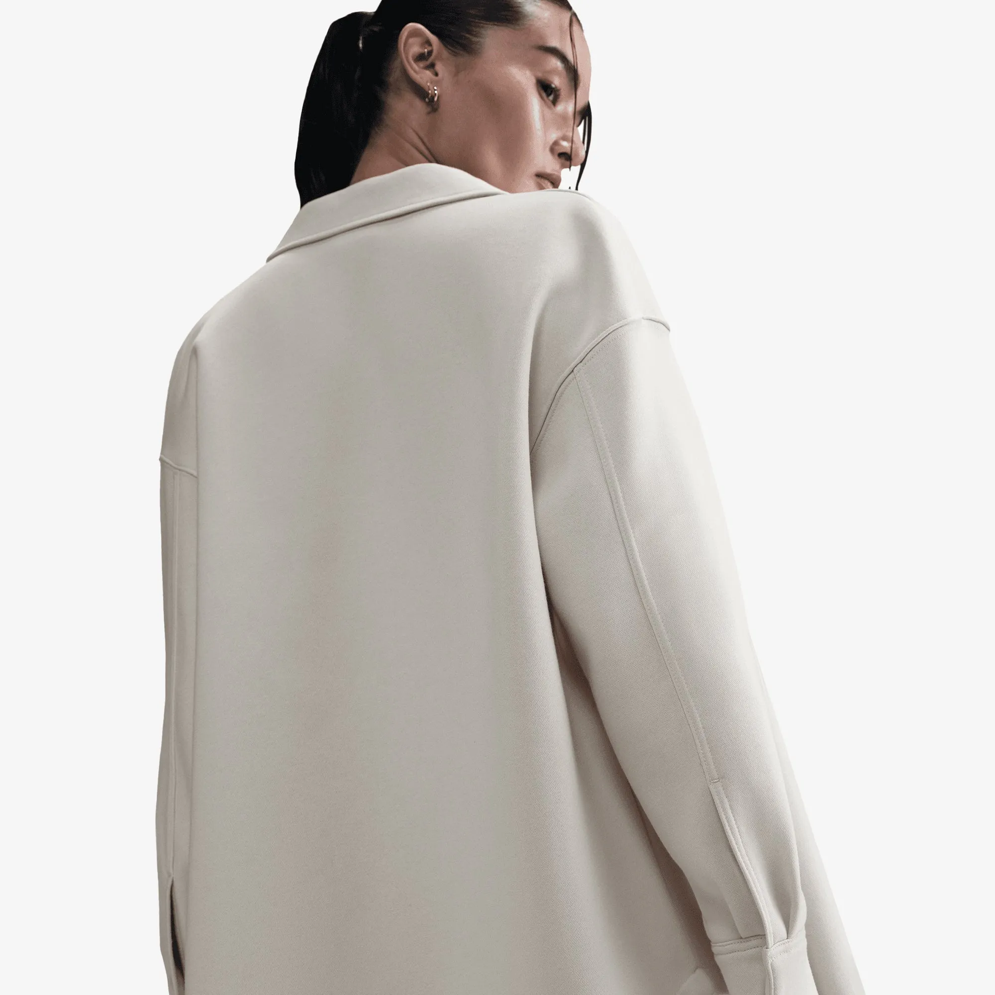 NIKE | PHOENIX FLEECE { LT OREWOOD BRN/SAIL