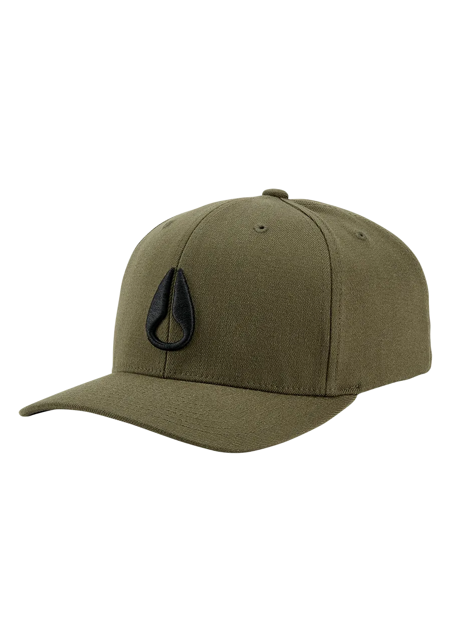 Nixon Deep Down Snapback Hat - Olive