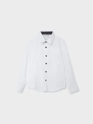 NKMFESHIRT Shirts - Bright White