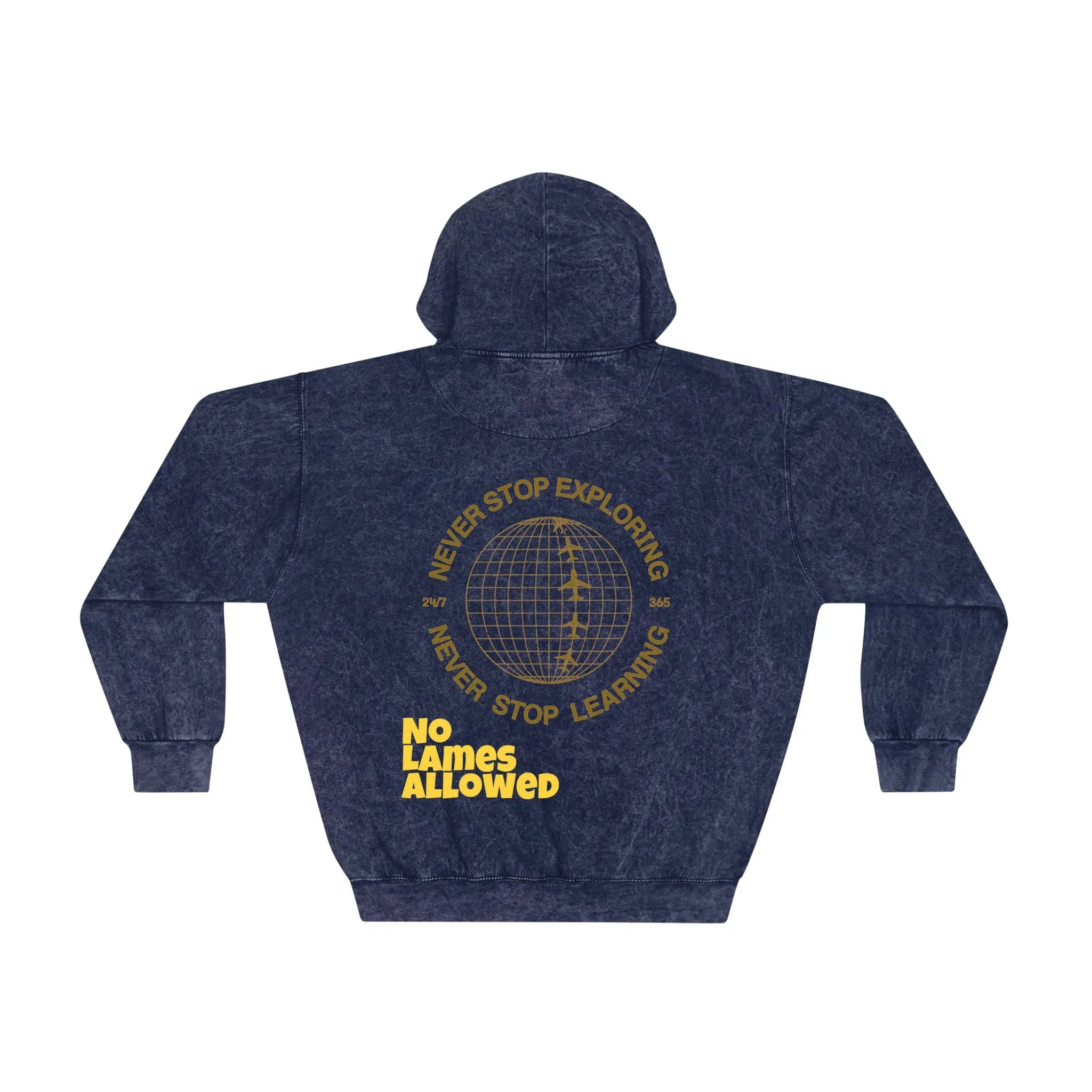No Lames Allowed Wash Hoodie