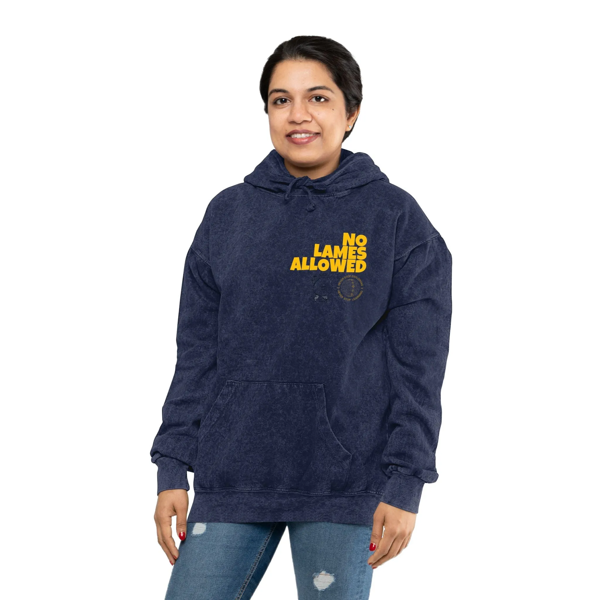 No Lames Allowed Wash Hoodie