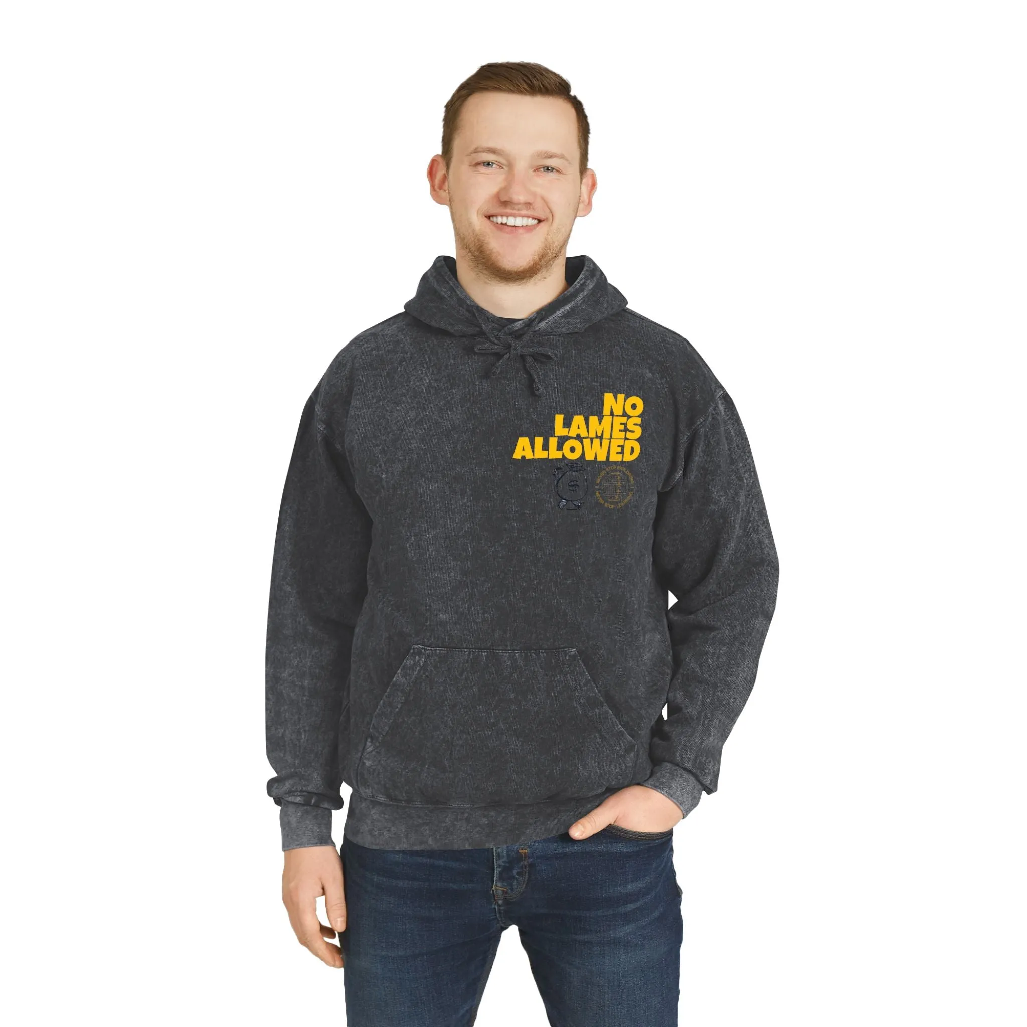 No Lames Allowed Wash Hoodie