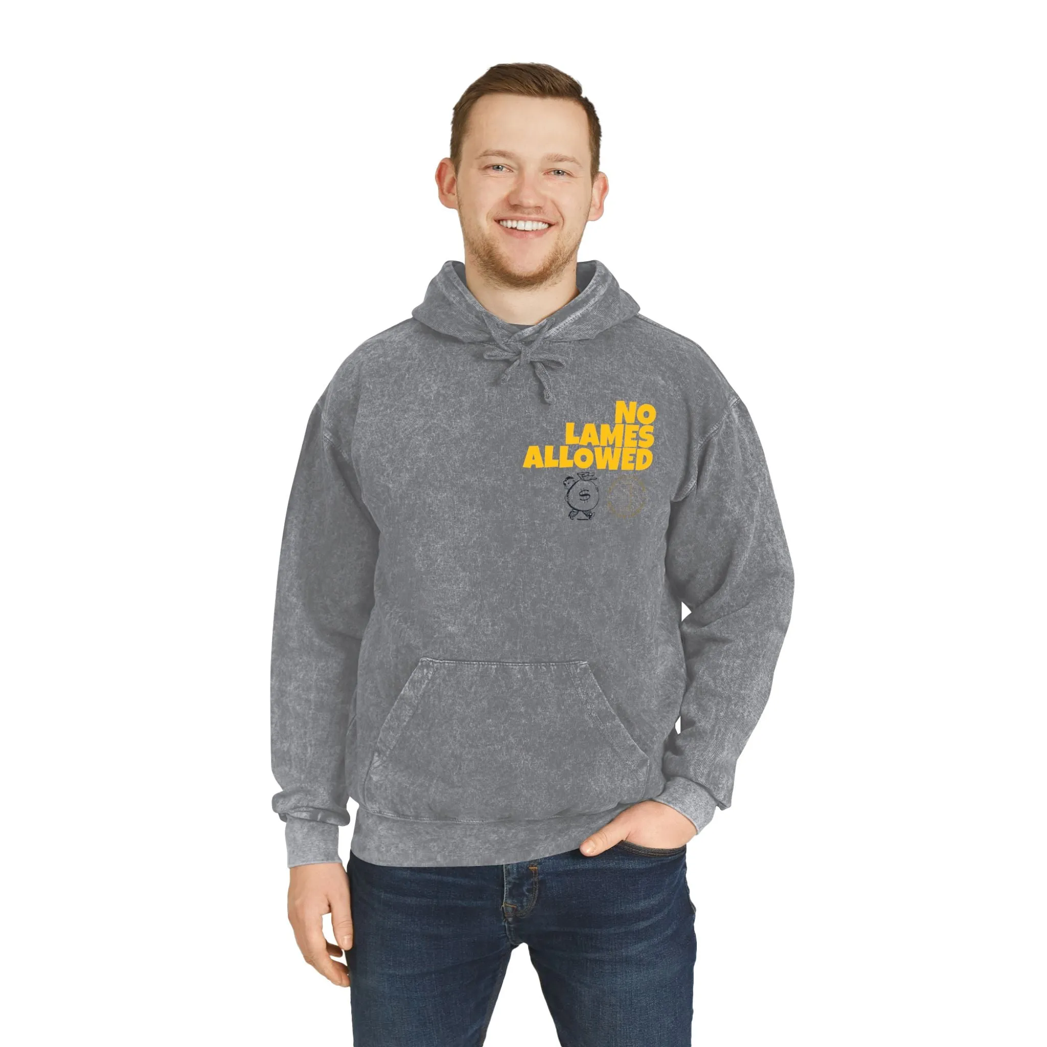 No Lames Allowed Wash Hoodie