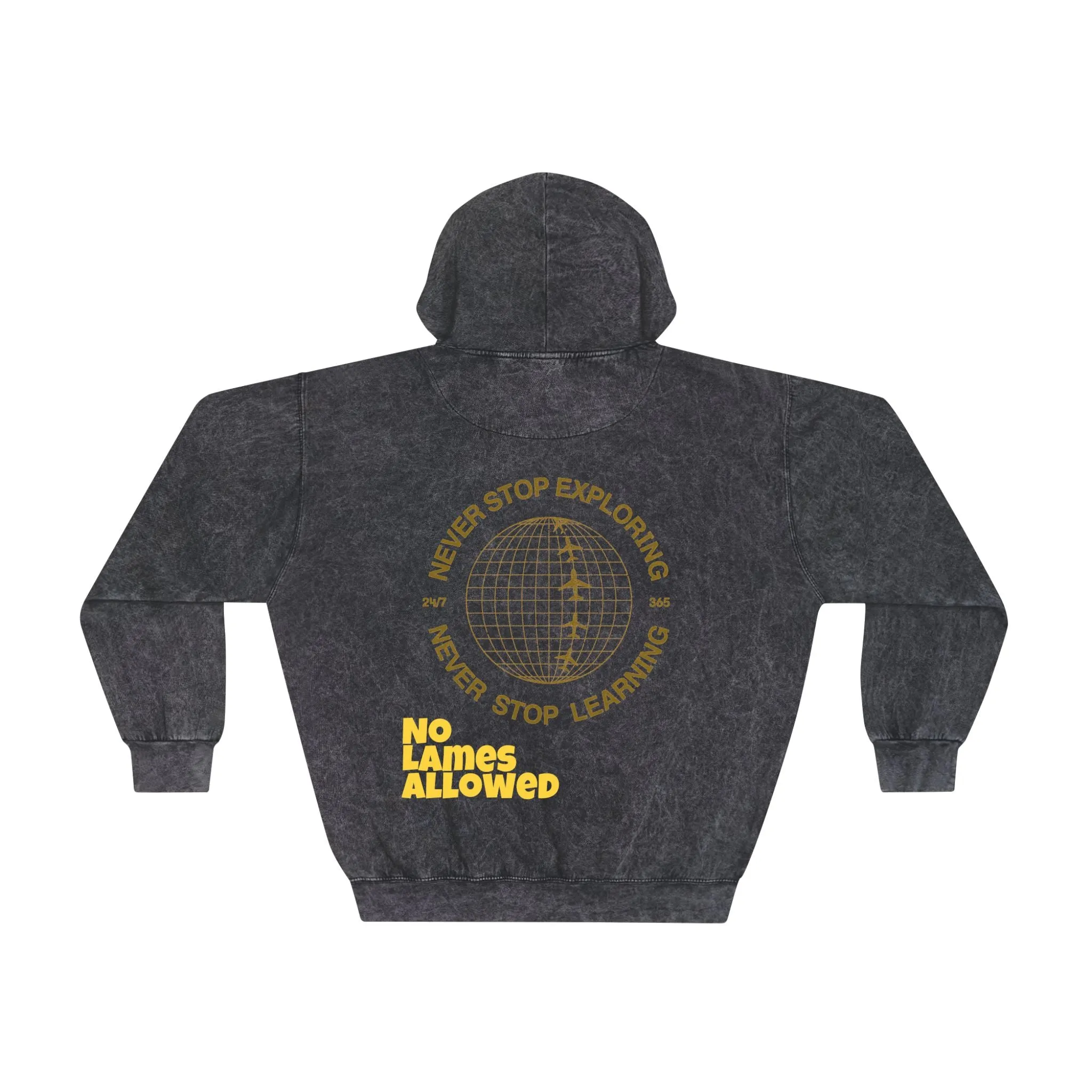 No Lames Allowed Wash Hoodie