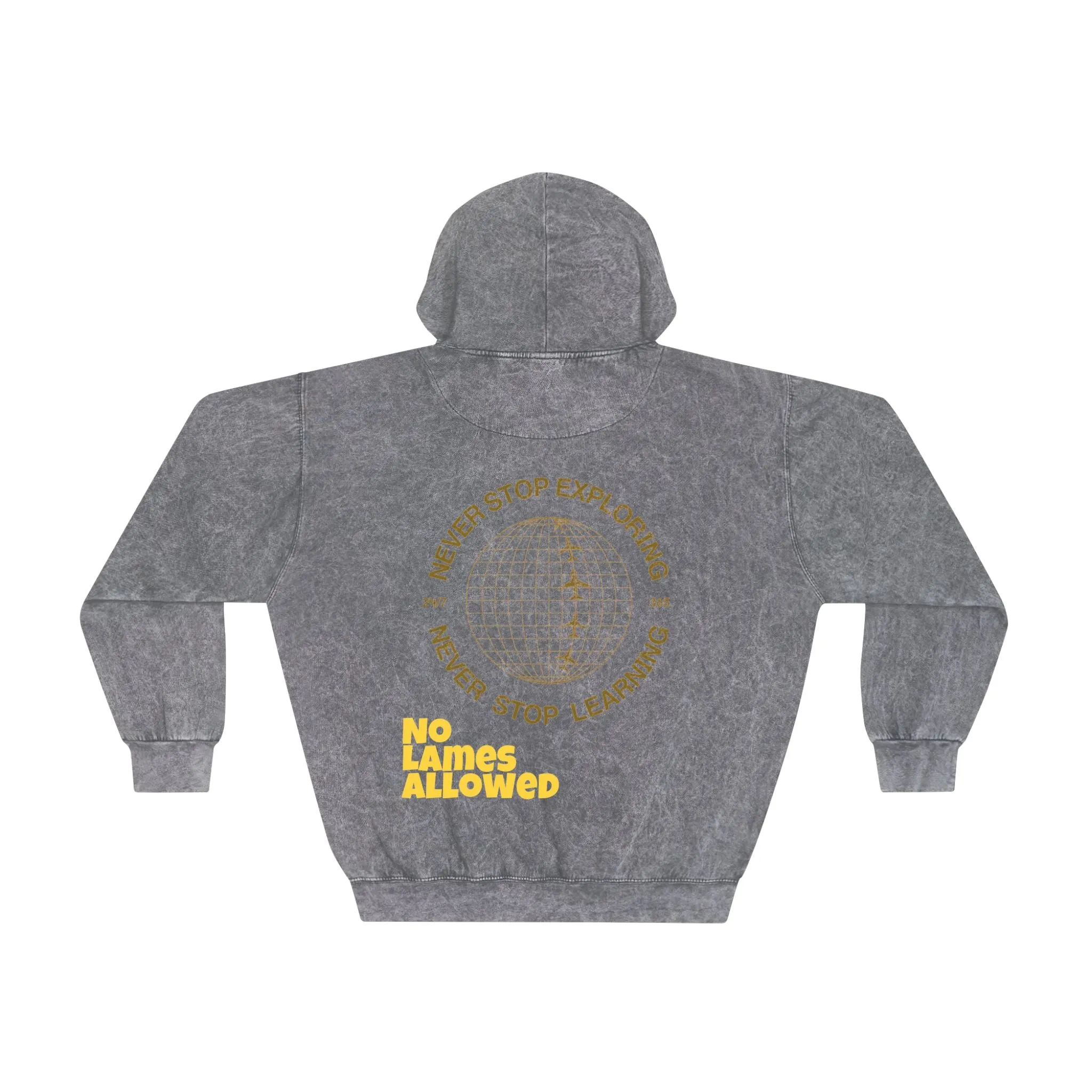No Lames Allowed Wash Hoodie