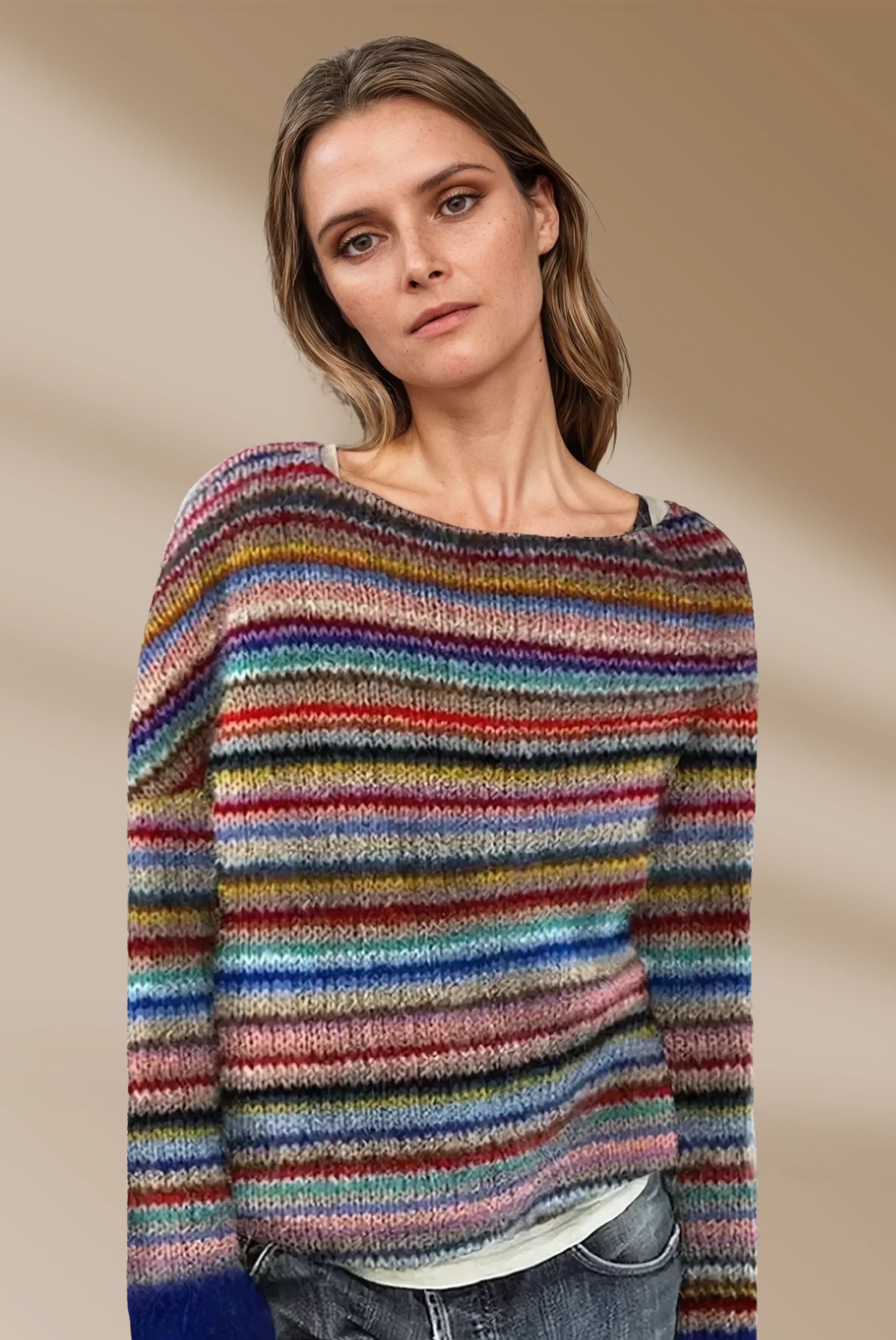 Nocturne - Cozy Knitted Nordic Patterns Sweater for Woman