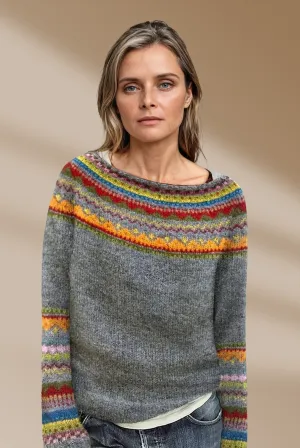 Nocturne - Cozy Knitted Nordic Patterns Sweater for Woman
