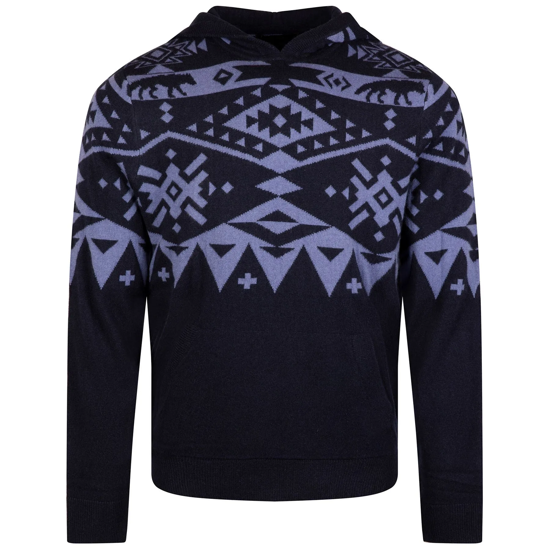 Nordic Fair Isle Hoodie Maltese