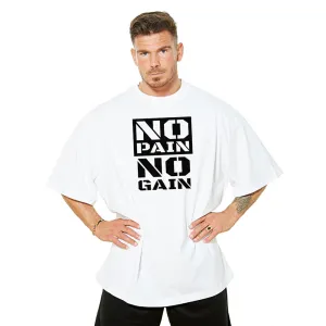 Not Here To Talk Oversize Tee - White