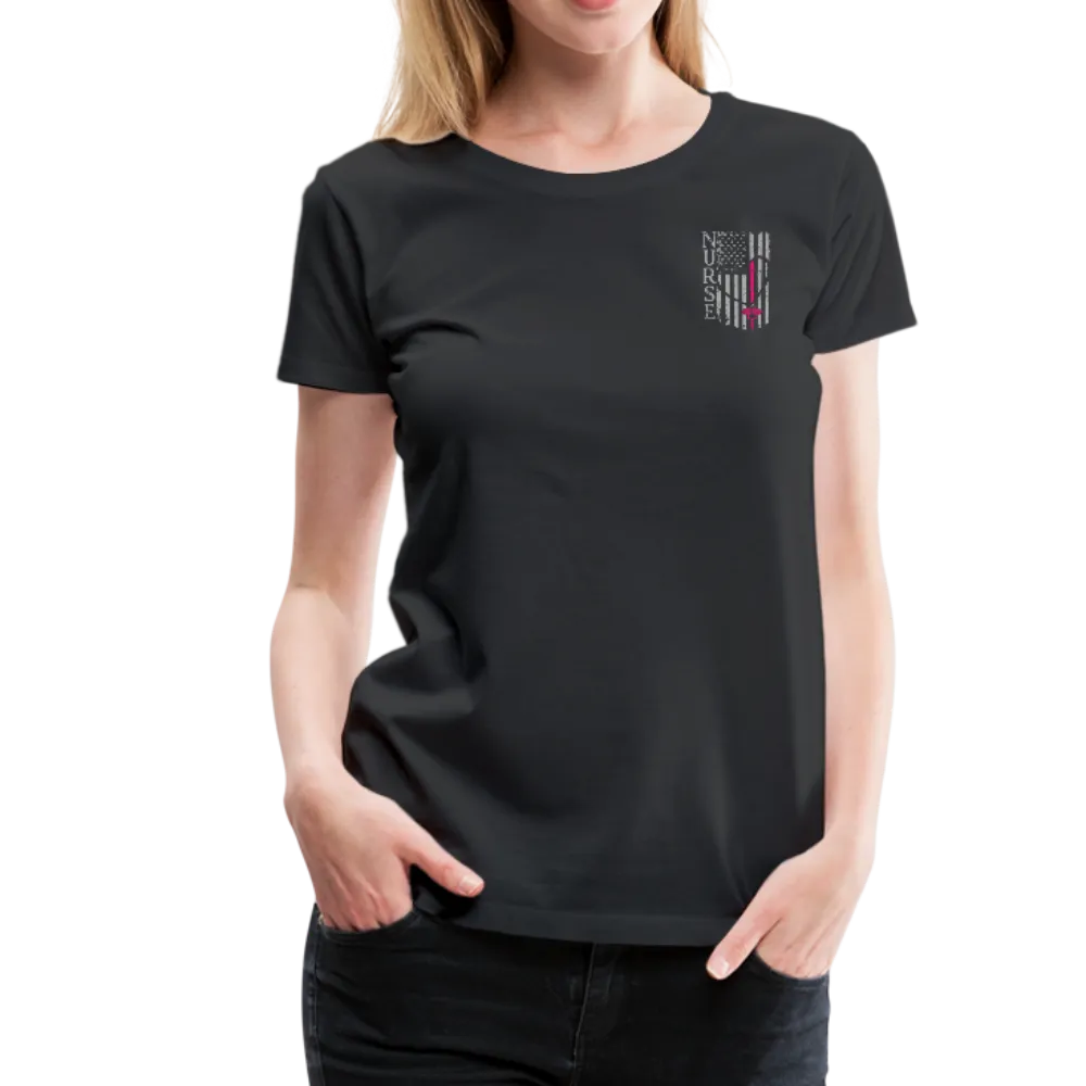 Nurse Flag Shirt Women’s Premium T-Shirt (CK1819)