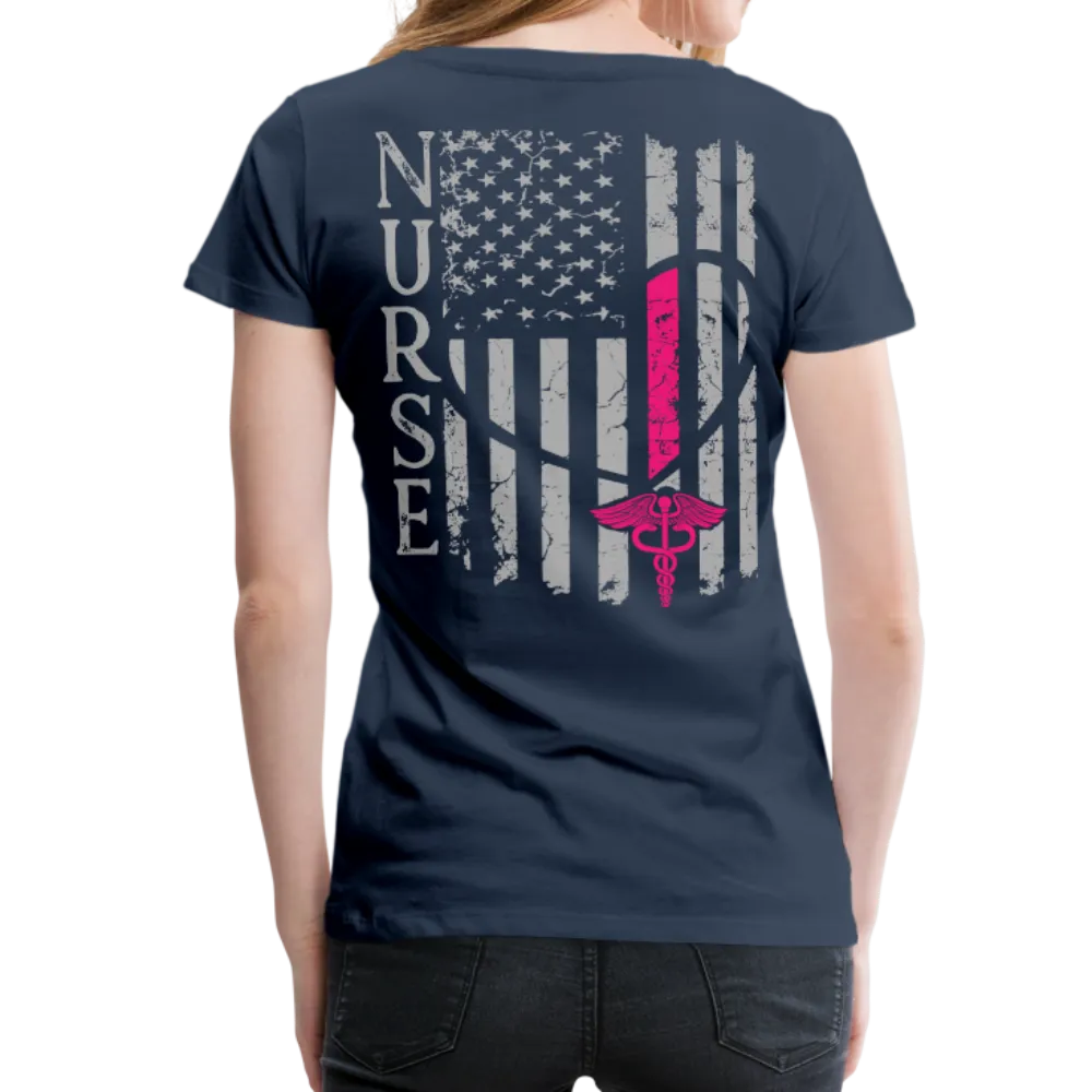 Nurse Flag Shirt Women’s Premium T-Shirt (CK1819)