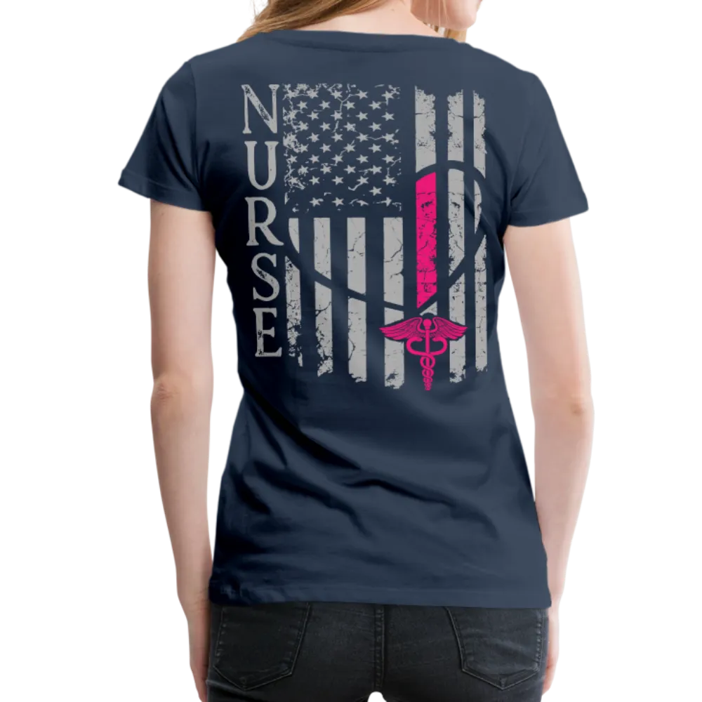 Nurse Flag Shirt Women’s Premium T-Shirt (CK1819)