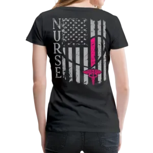 Nurse Flag Shirt Women’s Premium T-Shirt (CK1819)