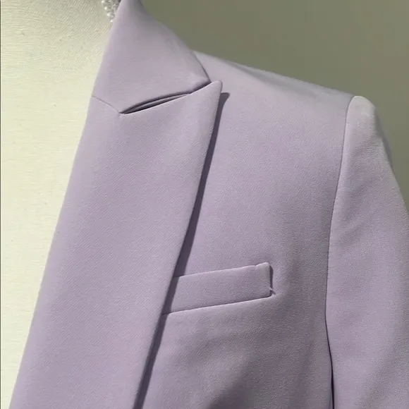 NWT Express Purple Blazer Tailored Suit Jacket