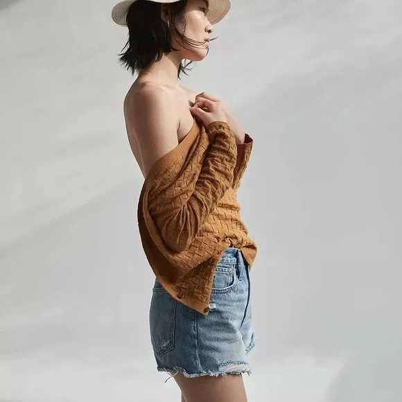 [NWT] Madewell Relaxed Denim Distressed Shorts