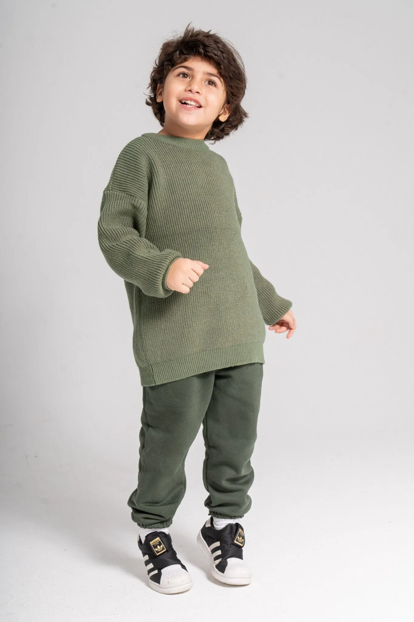 Olive knit set