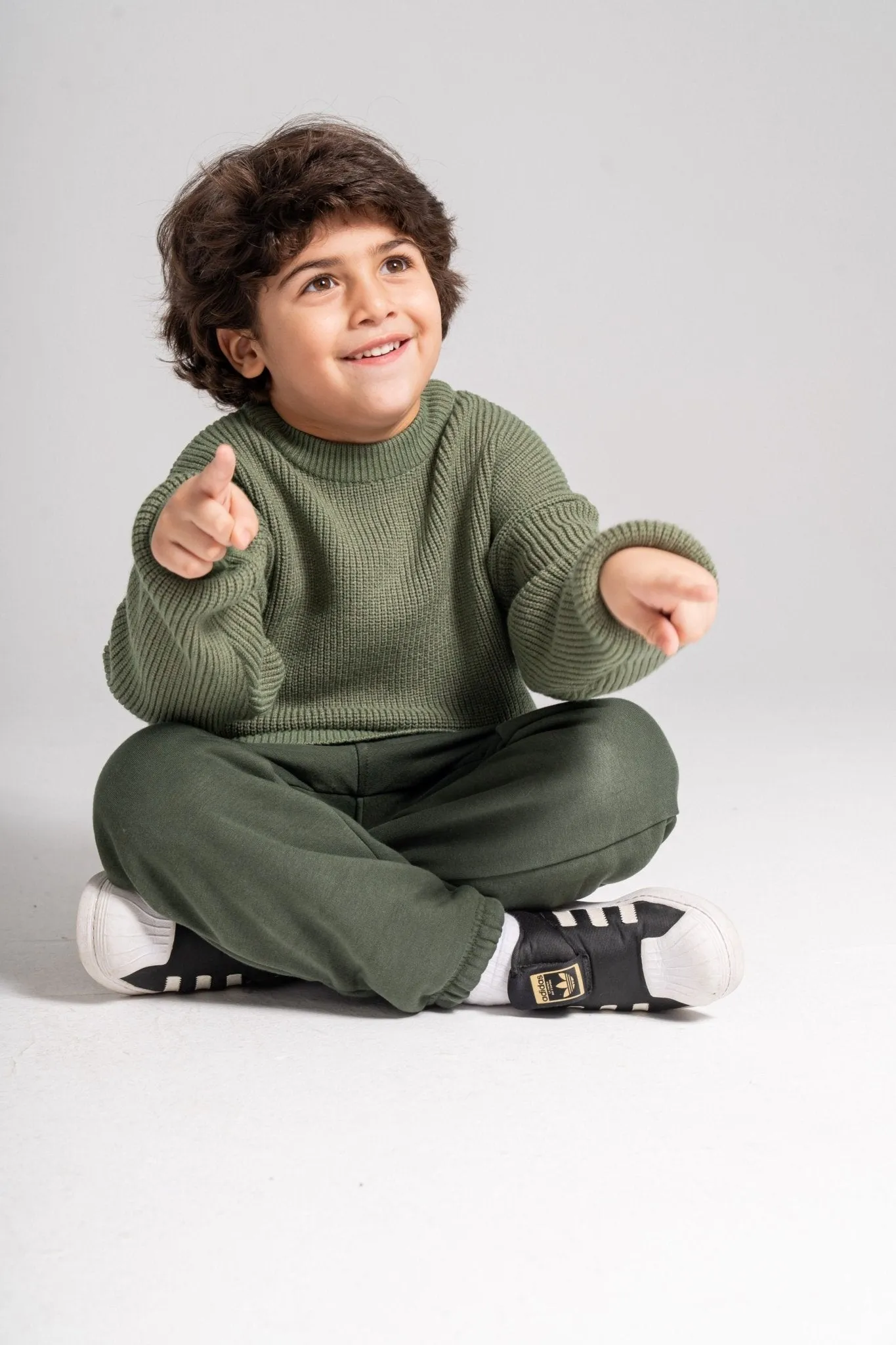 Olive knit set