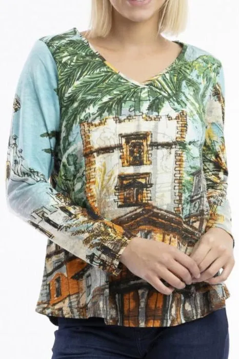 Orientique T-Shirt Contemporary V LS Alicante