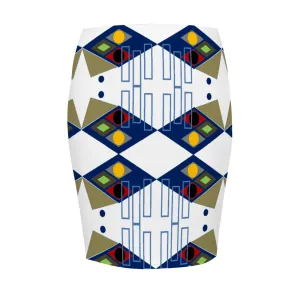 Origen Destination Custom Women's Elasticated Pencil Skirt