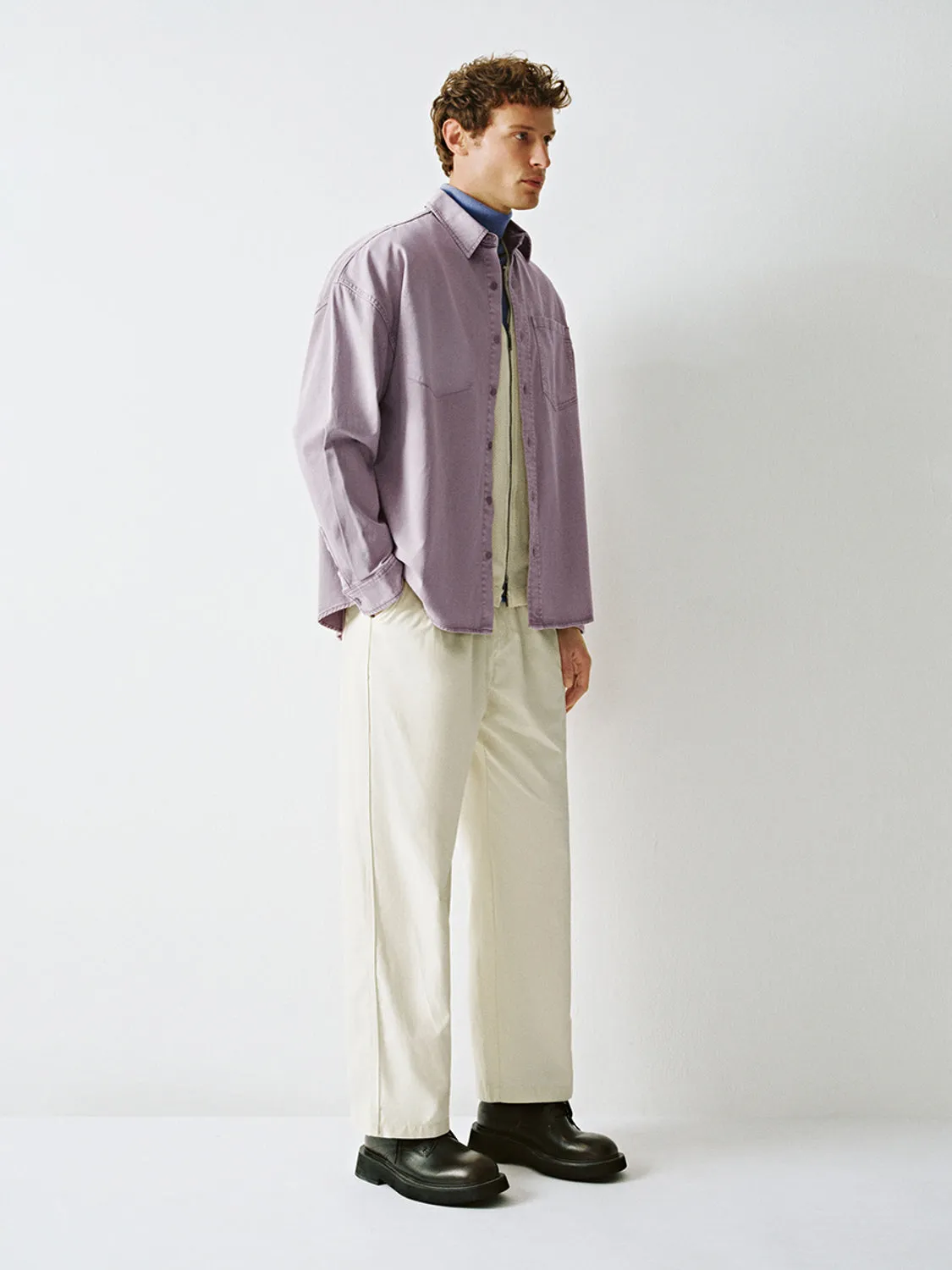 Oversized Denim Shirts