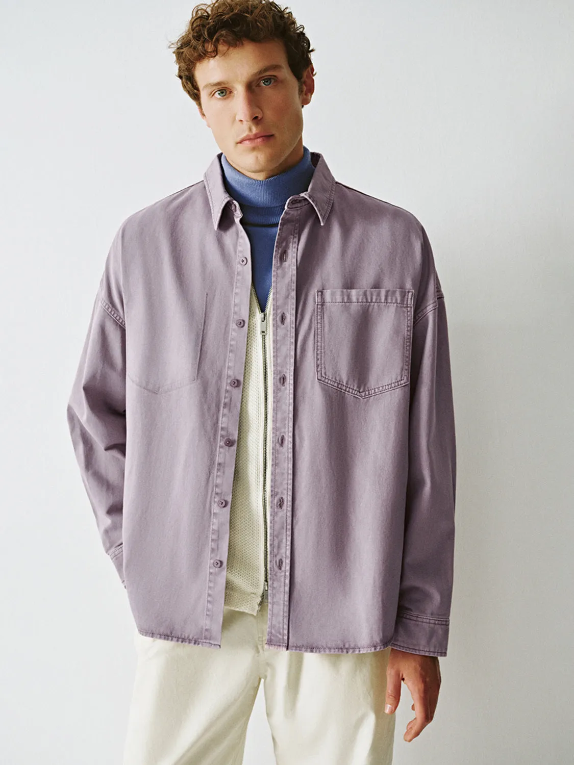 Oversized Denim Shirts