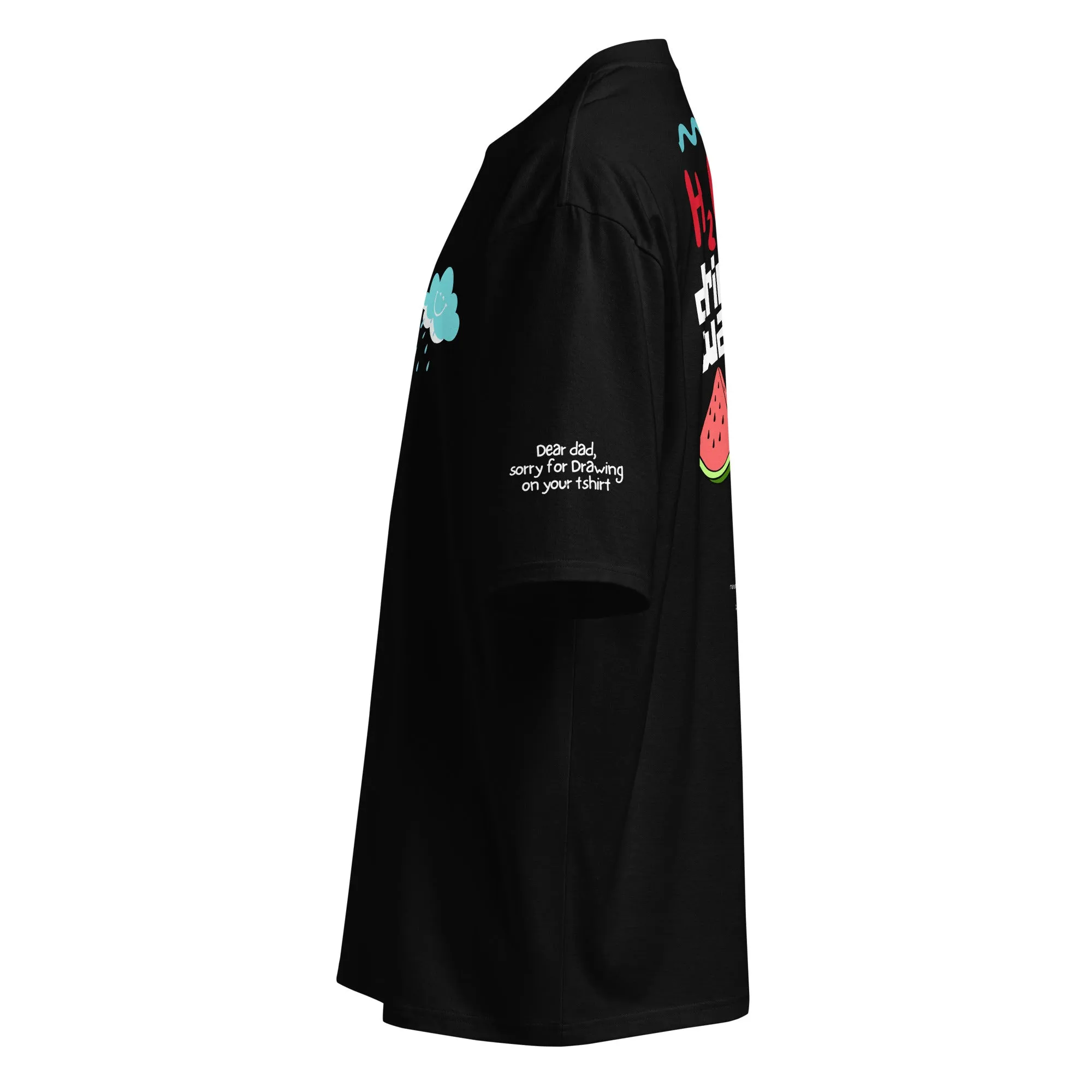 OVERSIZED HEAVYWEIGHT CREW COTTON T-SHIRT DAILY CHECKLIST