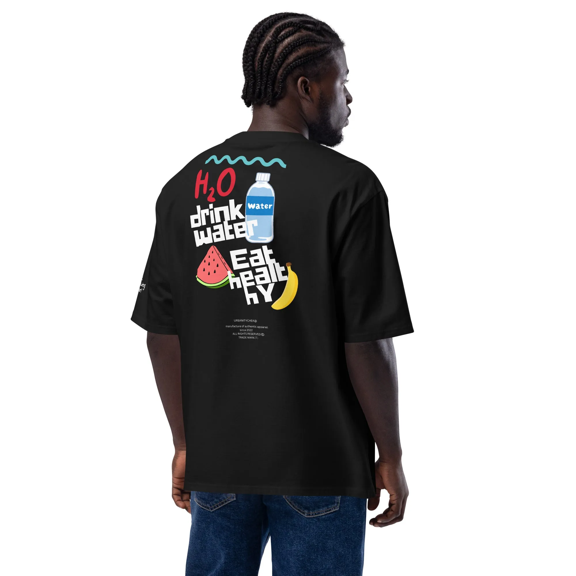 OVERSIZED HEAVYWEIGHT CREW COTTON T-SHIRT DAILY CHECKLIST